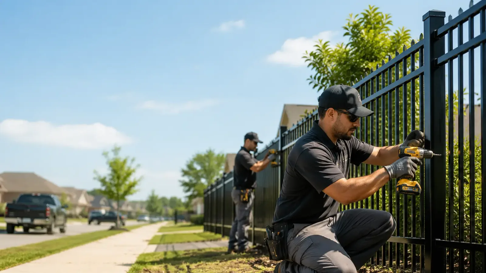Metal Fence Installation in Wharton, TX